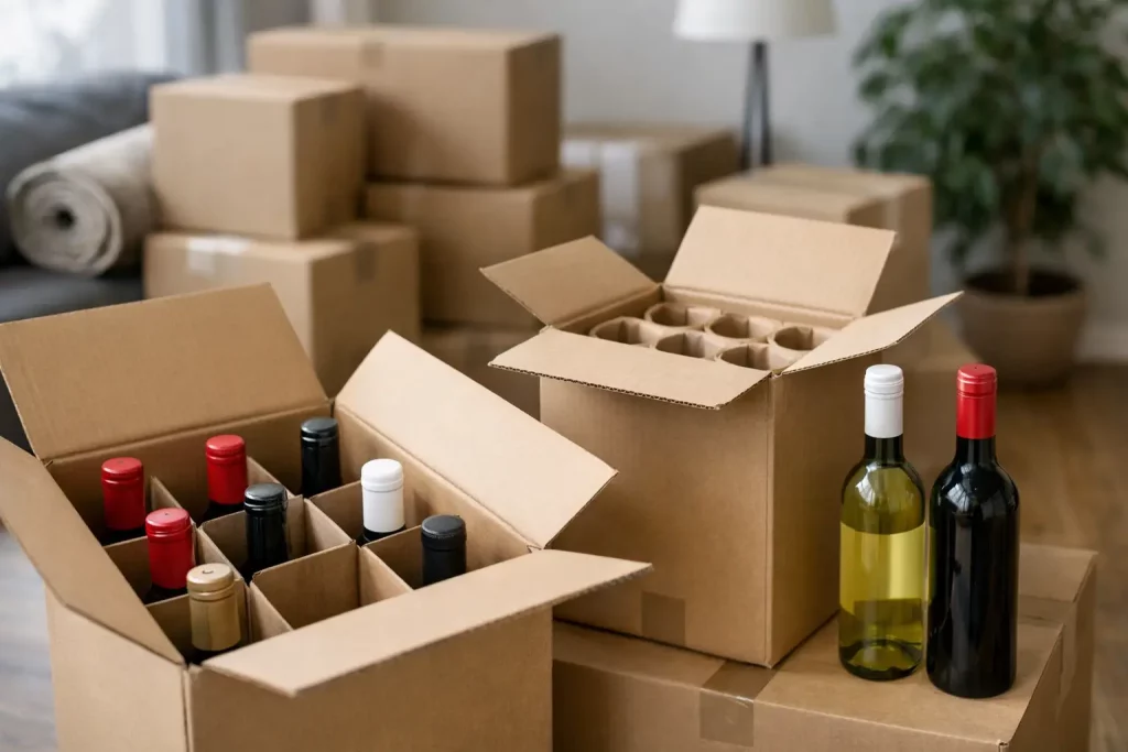 Carton bouteille pour déménagement bien choisir