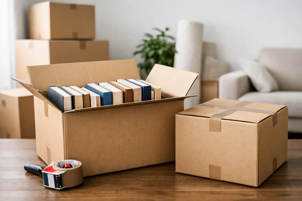 Carton livre déménagement solide - bien choisir