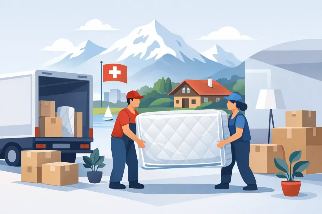 Housse matelas déménagement Suisse - bien choisir