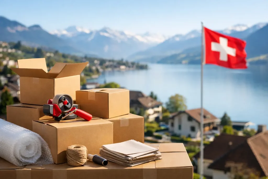 Où acheter cartons déménagement en Suisse