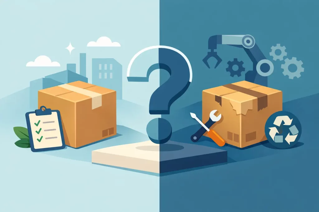 Carton neuf ou reconditionné, lequel choisir ?