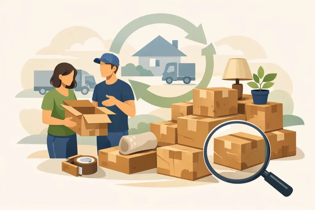 Choisir des cartons de déménagement d’occasion