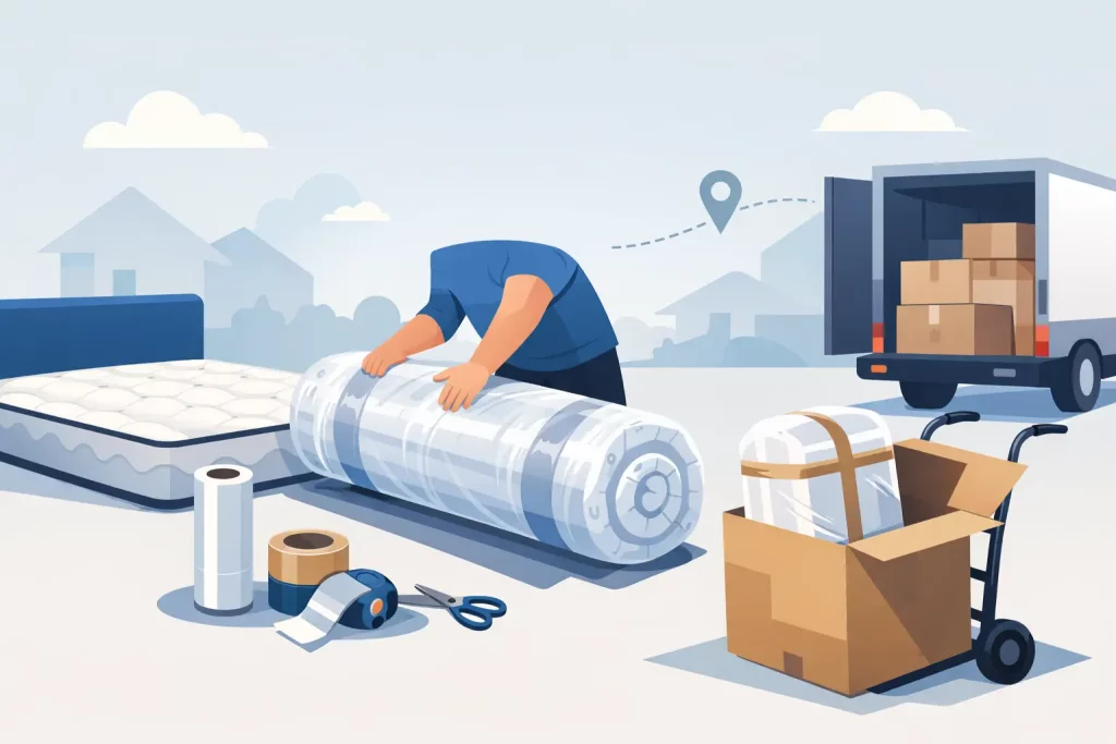 Comment emballer un matelas pour le transport
