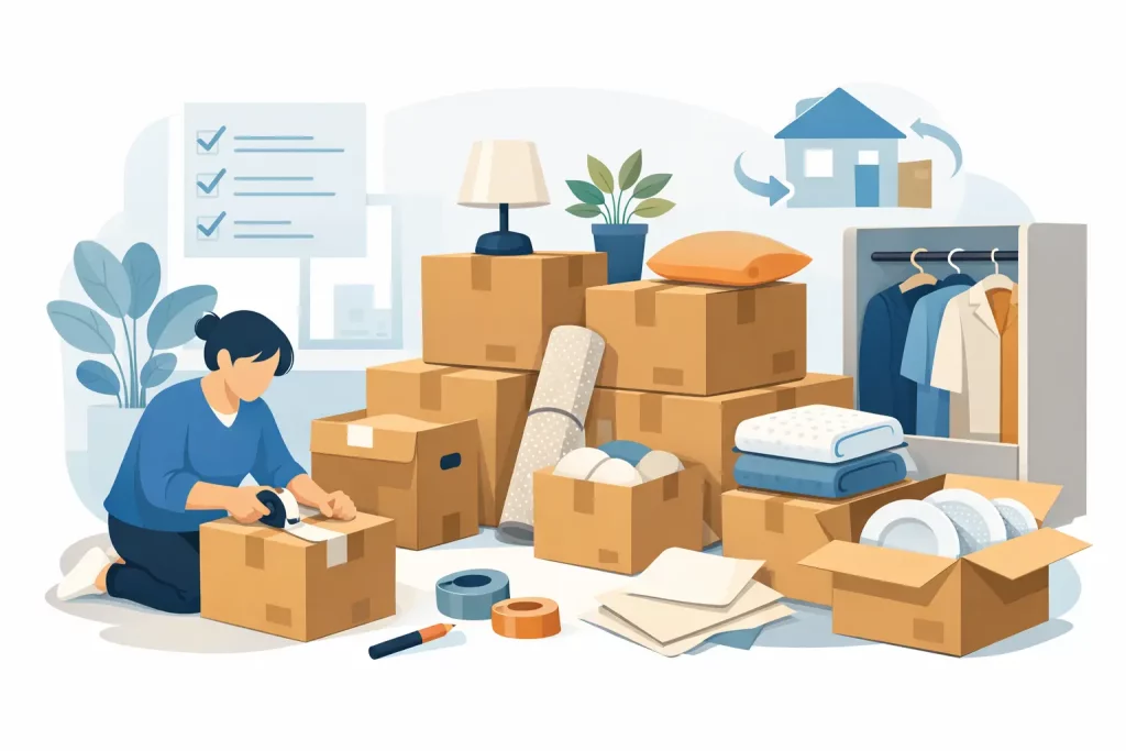 Comment préparer ses cartons avant déménagement