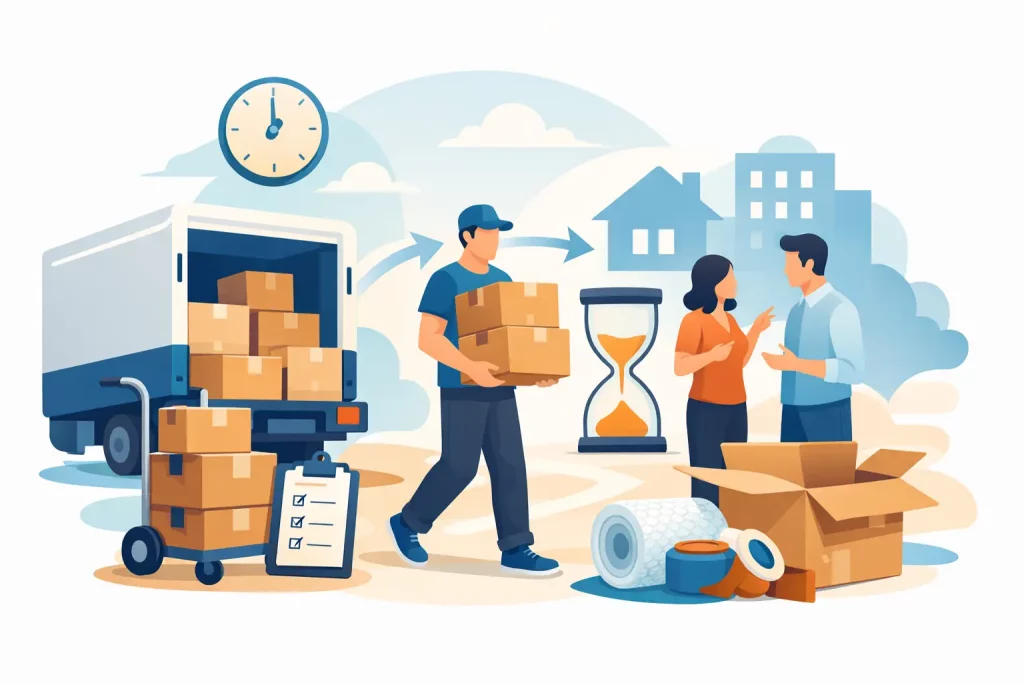 Solution emballage pour déménagement urgent