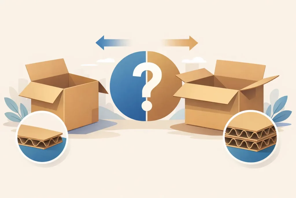 Carton simple ou double cannelure, lequel choisir ?