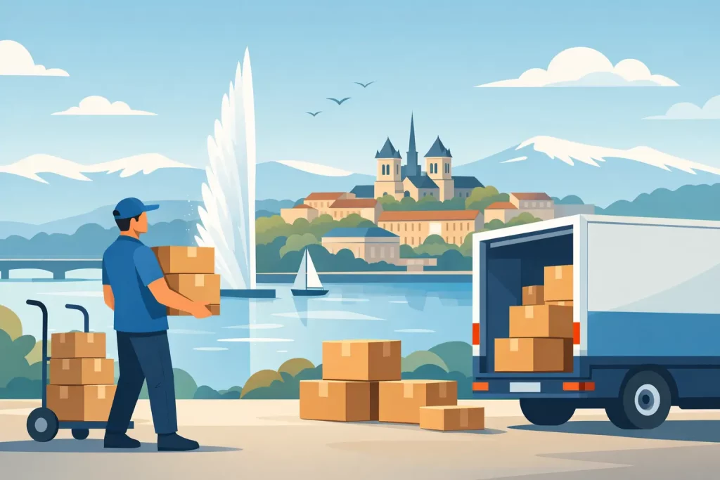 Combien coûte la livraison de cartons à Genève ?