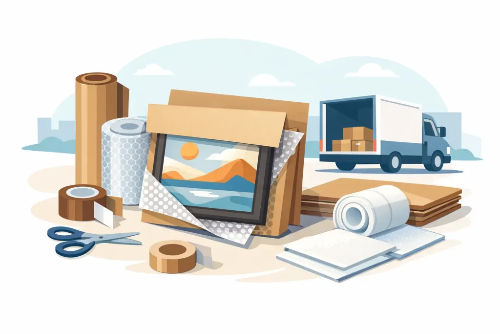 Comment emballer un tableau pour le transport