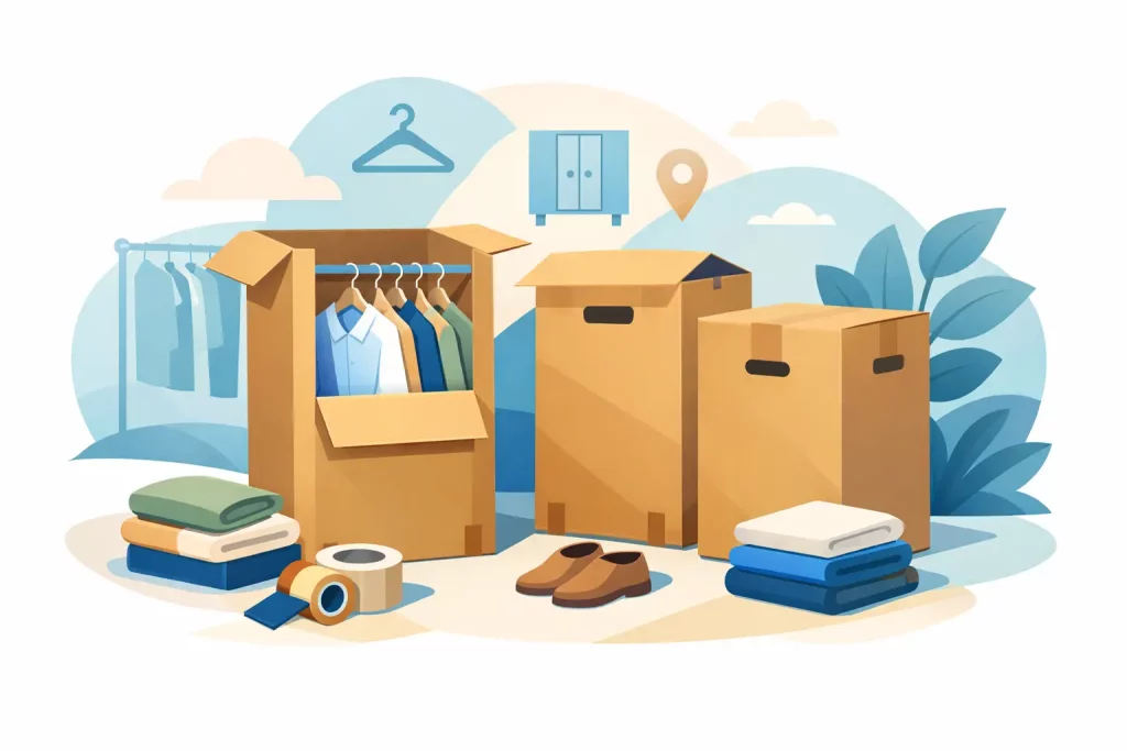 Quel carton pour penderie vêtements choisir ?