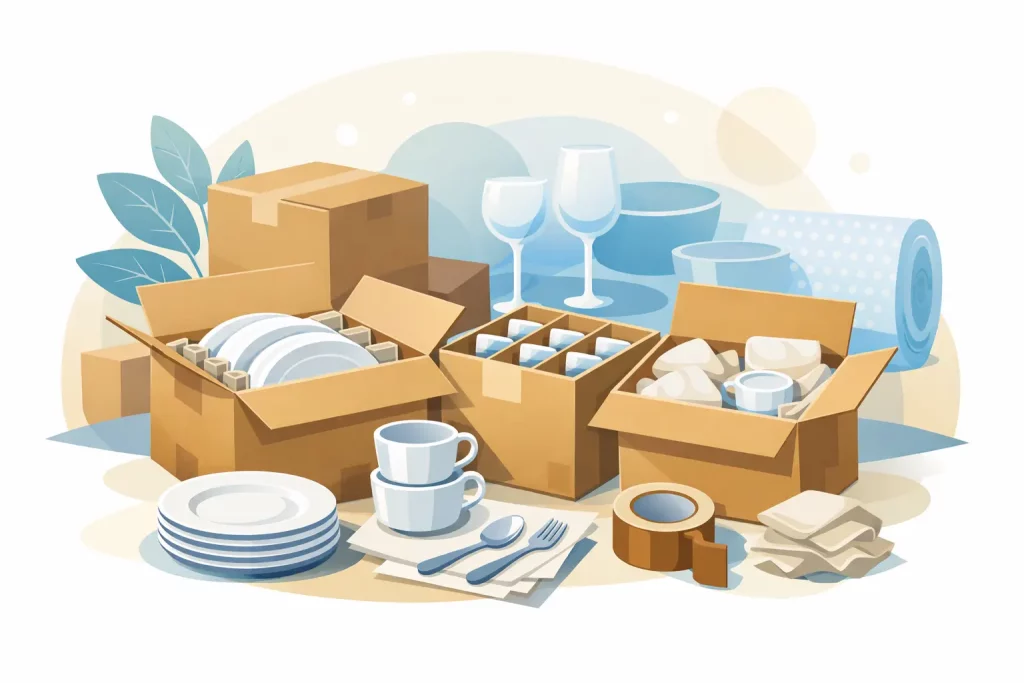 Quelle taille carton pour vaisselle choisir ?